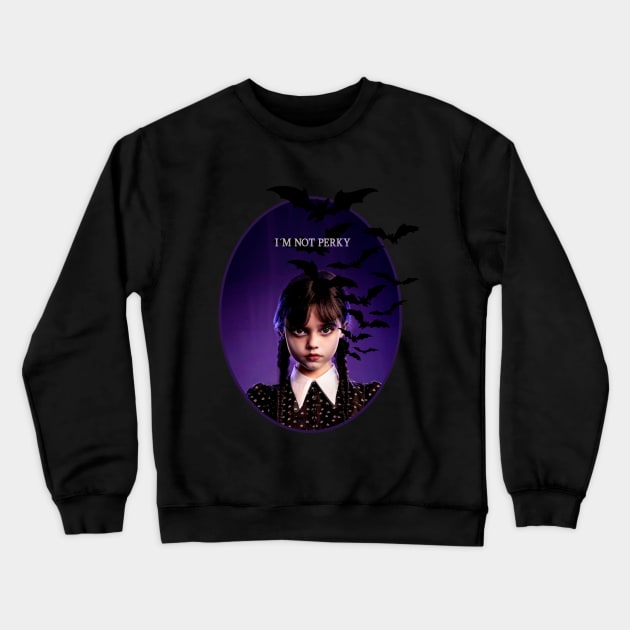 wednesday, wednesday addams, morticia, gomez, thing, jenna, Crewneck Sweatshirt by Nekron